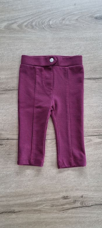 Pantalon à carreaux 6 mois