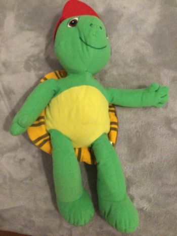 lot 2 tortues franklin clementoni  grande  40 cm et la petite  21 cm