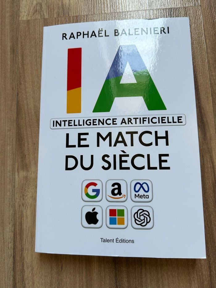 Livre de Raphaël Balenieri «IA - Le match du siècle» Édition Talent - photo numéro 2