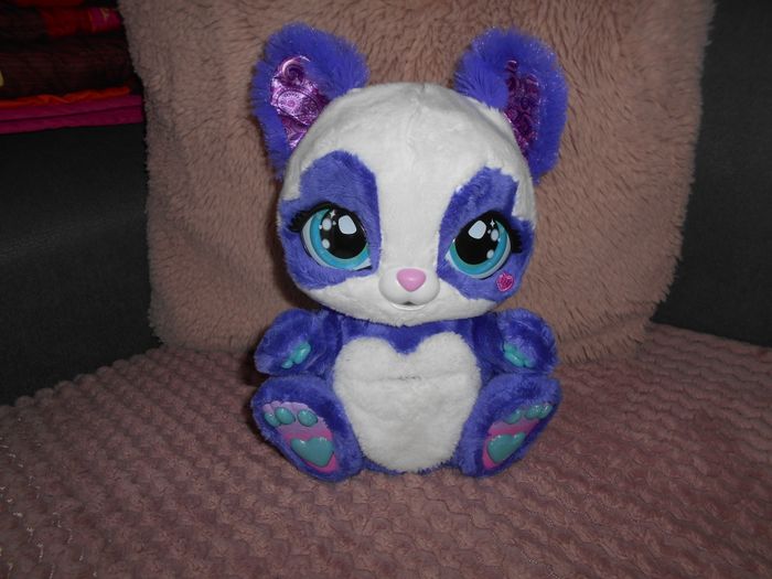 Peluche interactive maman panda et son bébé surprise (Peek-A-Roo)