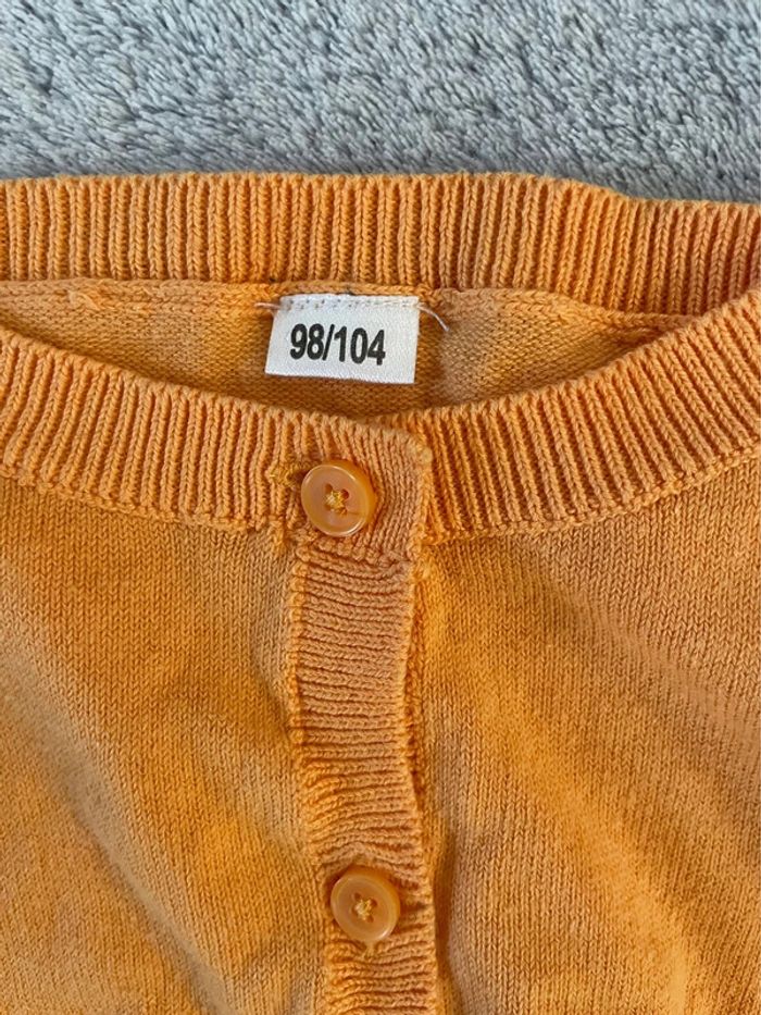 Gilet orange 4 ans - photo numéro 4