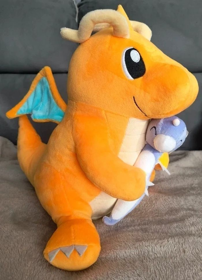 Peluche Pokémon Dracolosse et Minidraco - photo numéro 2