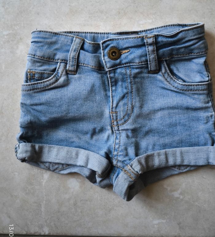 Short en jeans