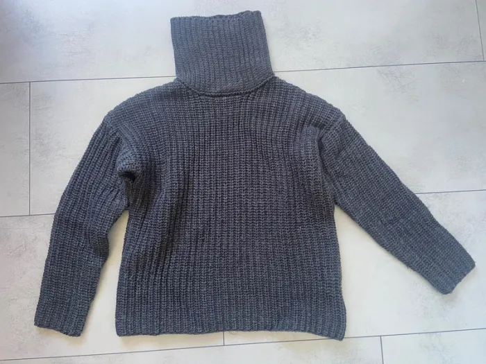 Gros pull avec col roulé