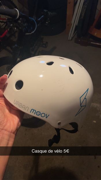 Vends casque de Velo réglable