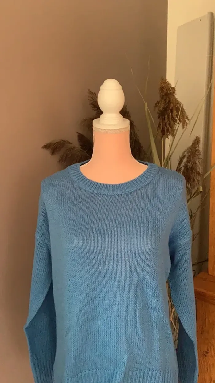 Pull bleu - photo numéro 8