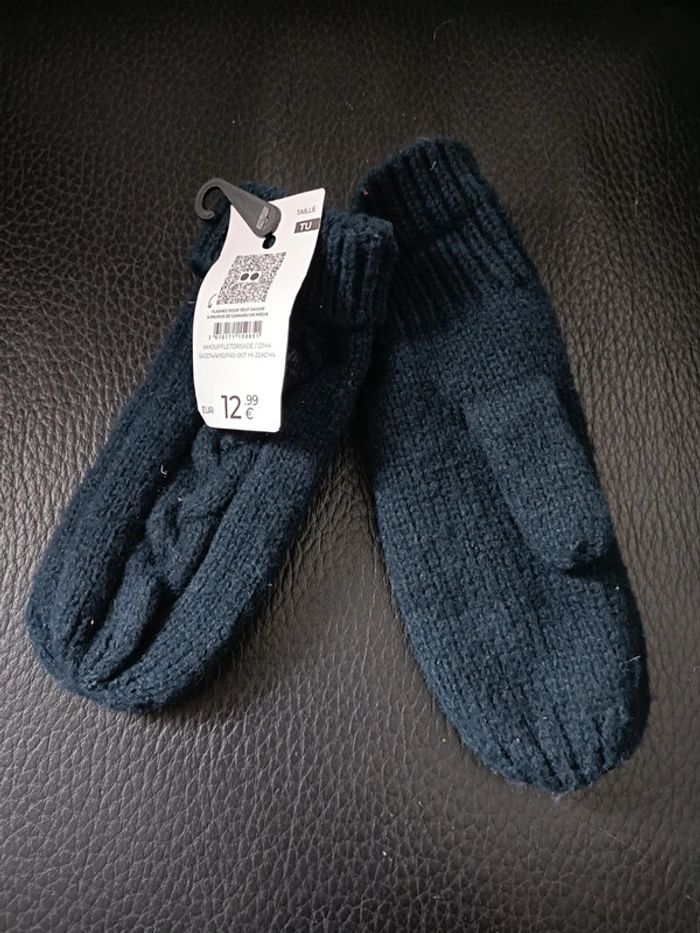 Moufles camaïeu en taille unique (petite taille)