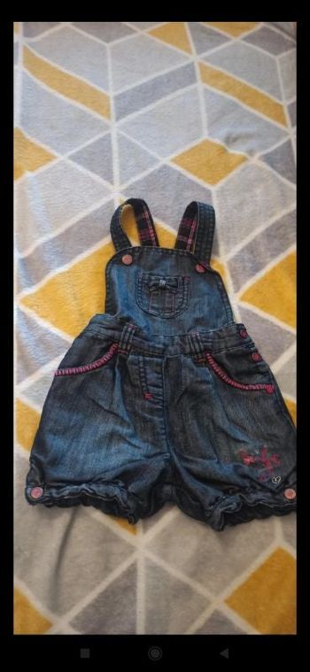 Salopette short 12 mois