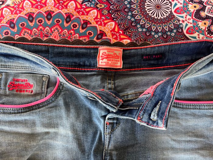 Short en jeans Superdry W27 (T36-38) - photo numéro 3
