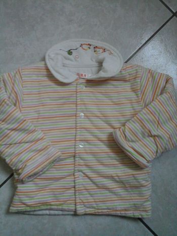 Veste matelassé orange 24M