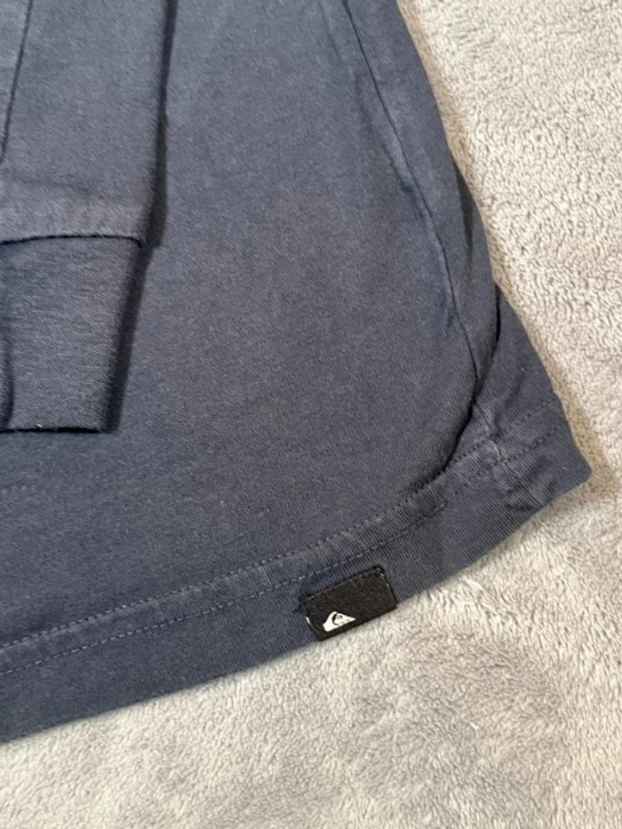 T-shirt Quiksilver blanc – Logo surf style – Taille XL - photo numéro 5