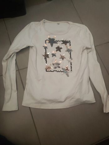 Haut manches longues sequins