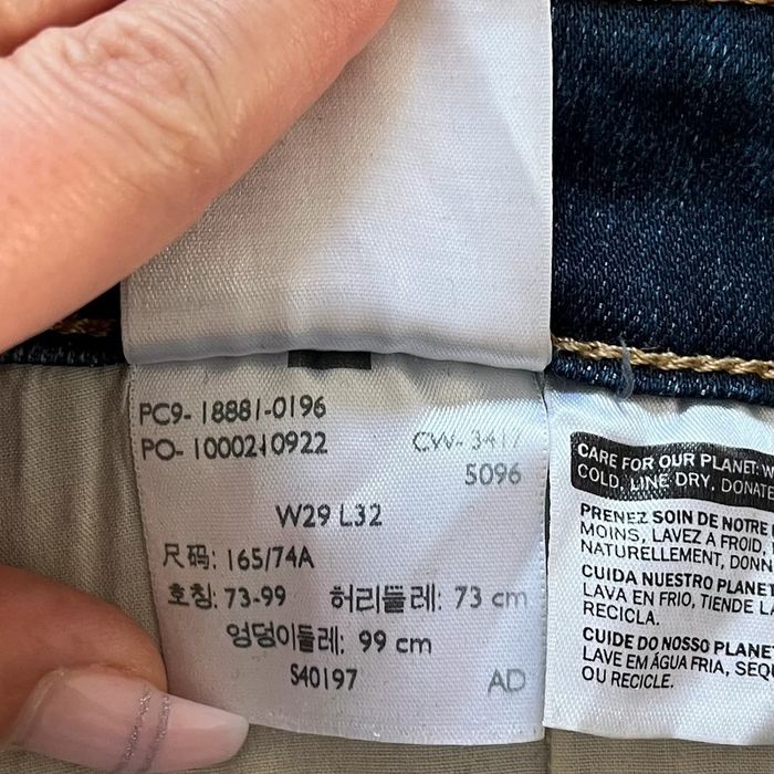 Jean/pantalon bleu Levi's 711 Skinny pour femme, taille, W 29 L 32 (38 taille française) - photo numéro 6
