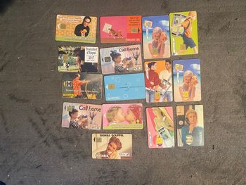 Cartes téléphoniques anciennes des années 2000