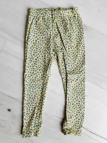 Vêtement fille pantalon legging moucheté jaune Tex 3 ans