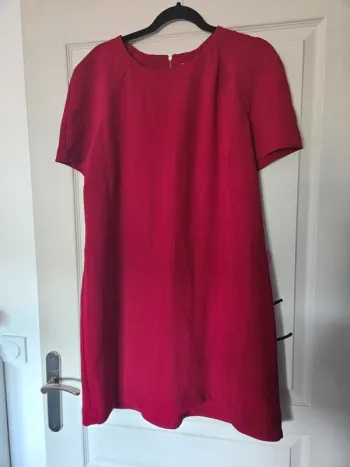 Robe Rouge Manches courtes Taille Xl  Cortefiel