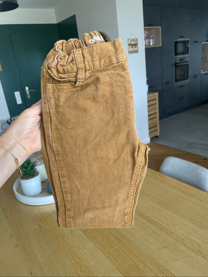 Pantalon camel slim taille 6 ans - photo numéro 2