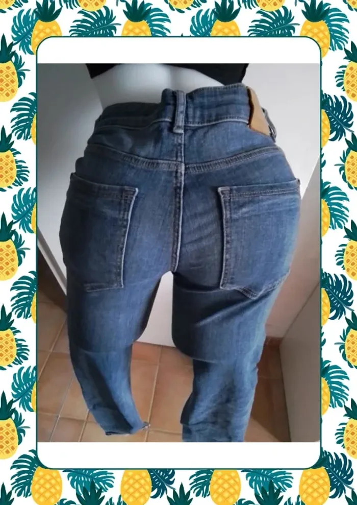 Jean skinny effiloché - photo numéro 5