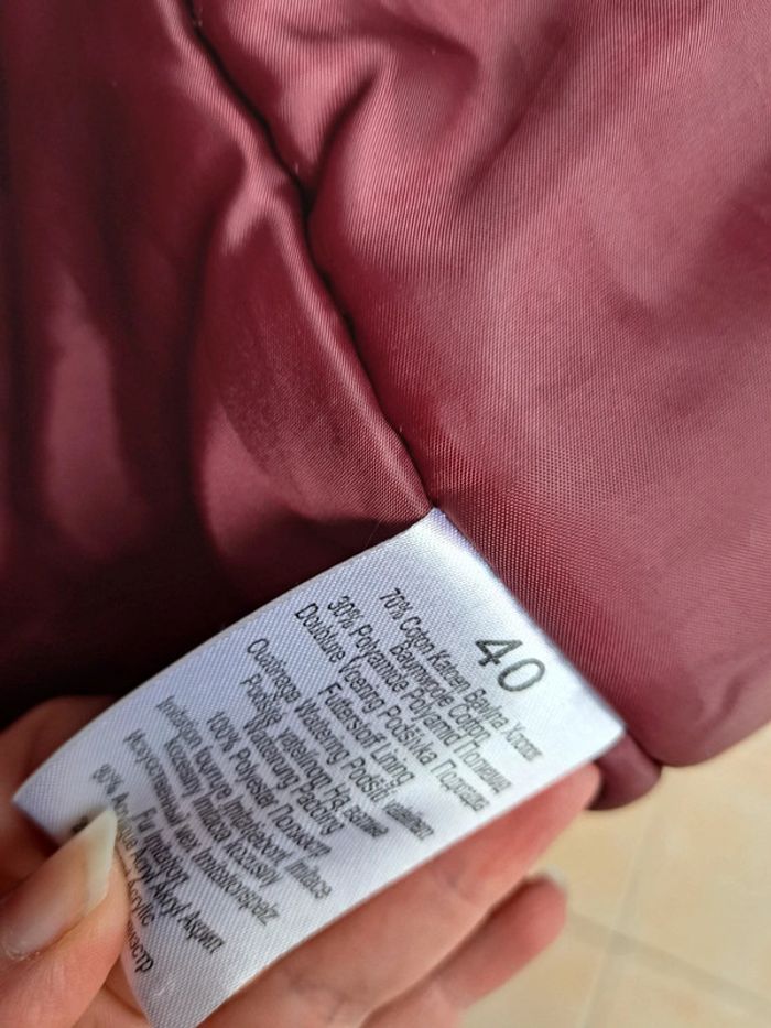 Manteau bordeaux - photo numéro 4