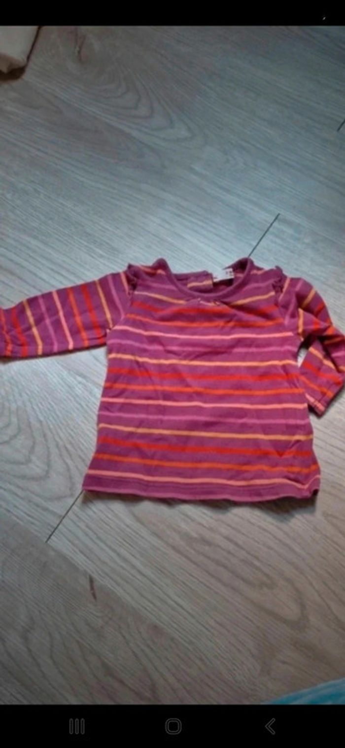 T-shirt Ă manches longues DPAM 3mois 60cm đź‘»