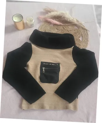 Pull à col roulé taille S
