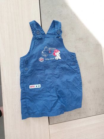 Salopette short / 9-12 mois