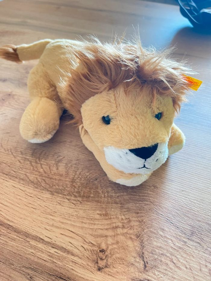 Peluche lion couché 33 cm - photo numéro 2
