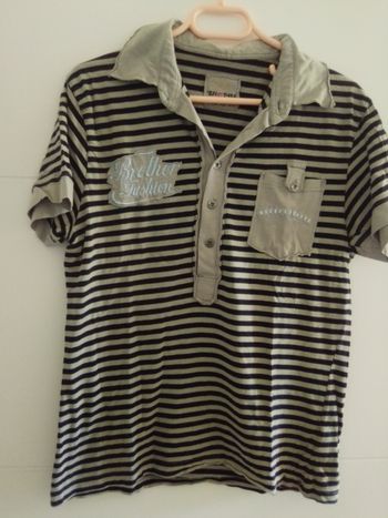 Polo à rayures