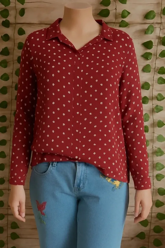 🌸Blouse rouge U Collection Taille 42 🌸
