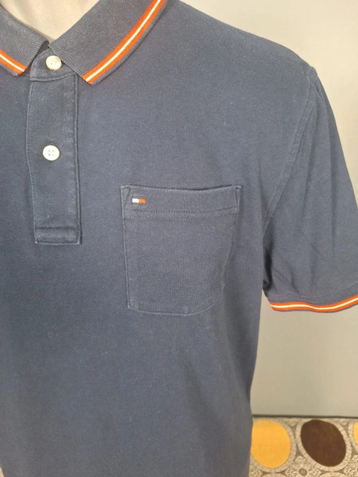 Polo tommy hilfiger bleu foncé - taille L 100% coton - logo brodé (34) - photo numéro 4