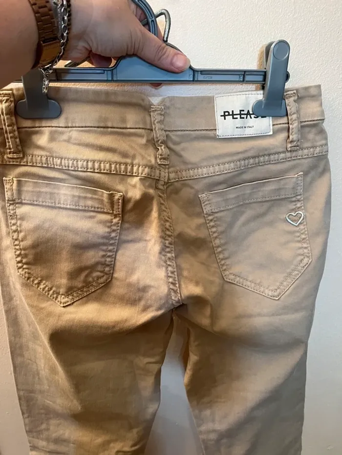 Jean beige skinny - photo numéro 3
