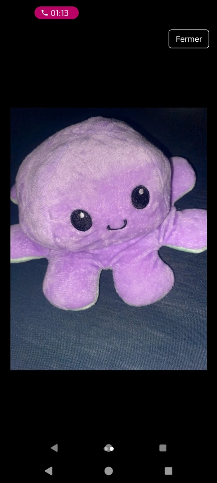 Peluche pieuvre - photo numéro 2