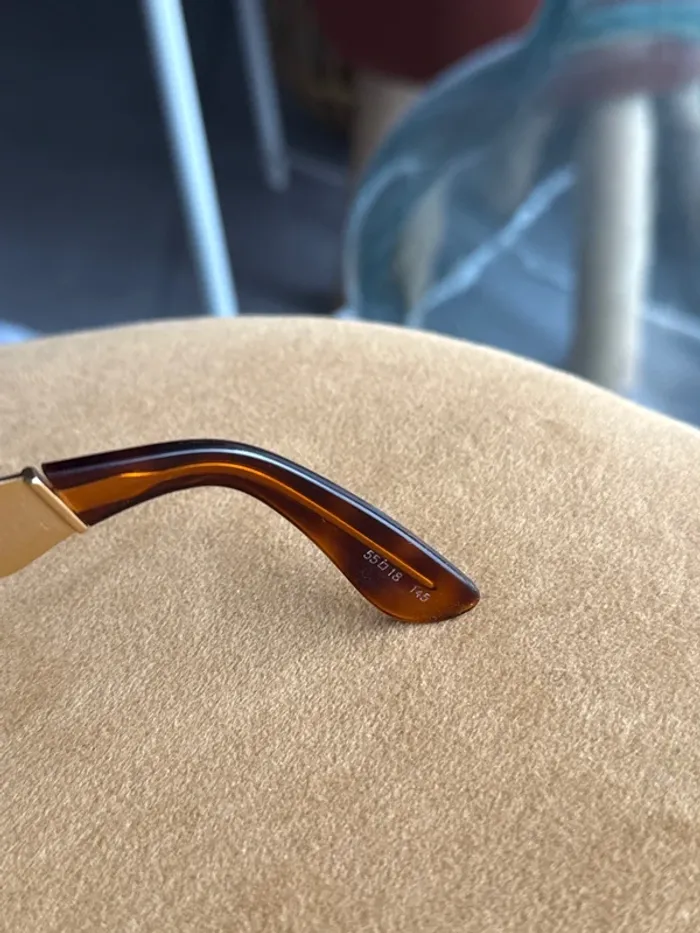 Lunette de soleil Retrosuperfuture Flat Top - Noire et or - parfait état - photo numéro 8