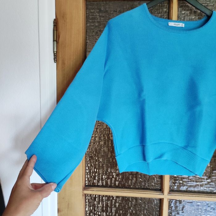 Pull bleu Mango - photo numéro 2