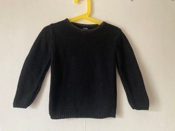 pull en maille de coton encolure pailleté