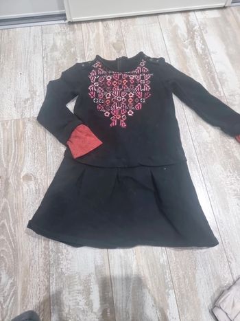 Robe brodée épaisse #orianablorianafille8ans