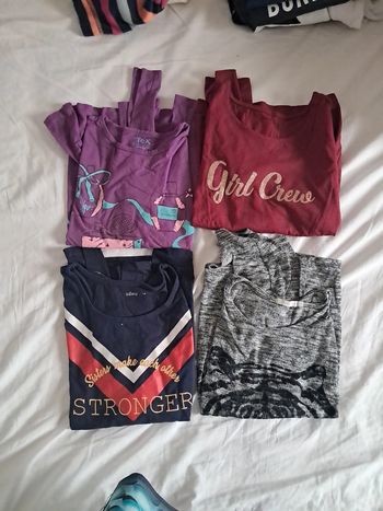 4 maillots grandes manches