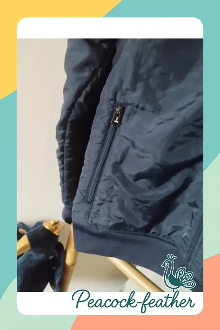 Veste jack & Jones M bleue - photo numéro 5