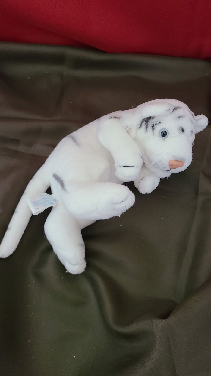 Peluche Petit Tigre Blanc - photo numéro 4