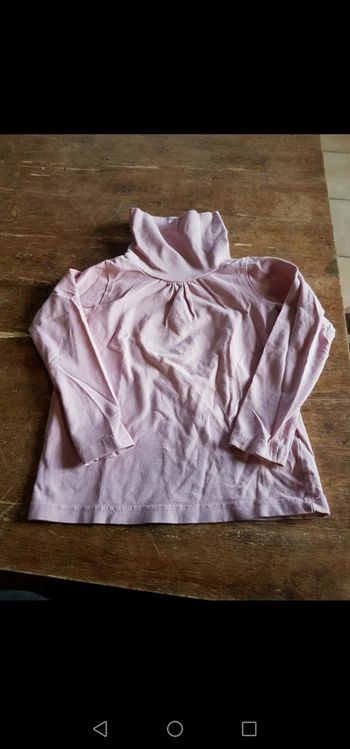 T shirt manche longue col roulé