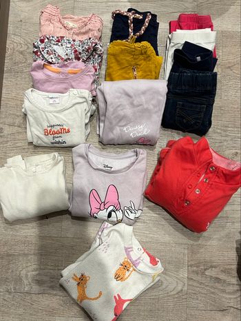 Lot vêtements 12-18 mois fille 