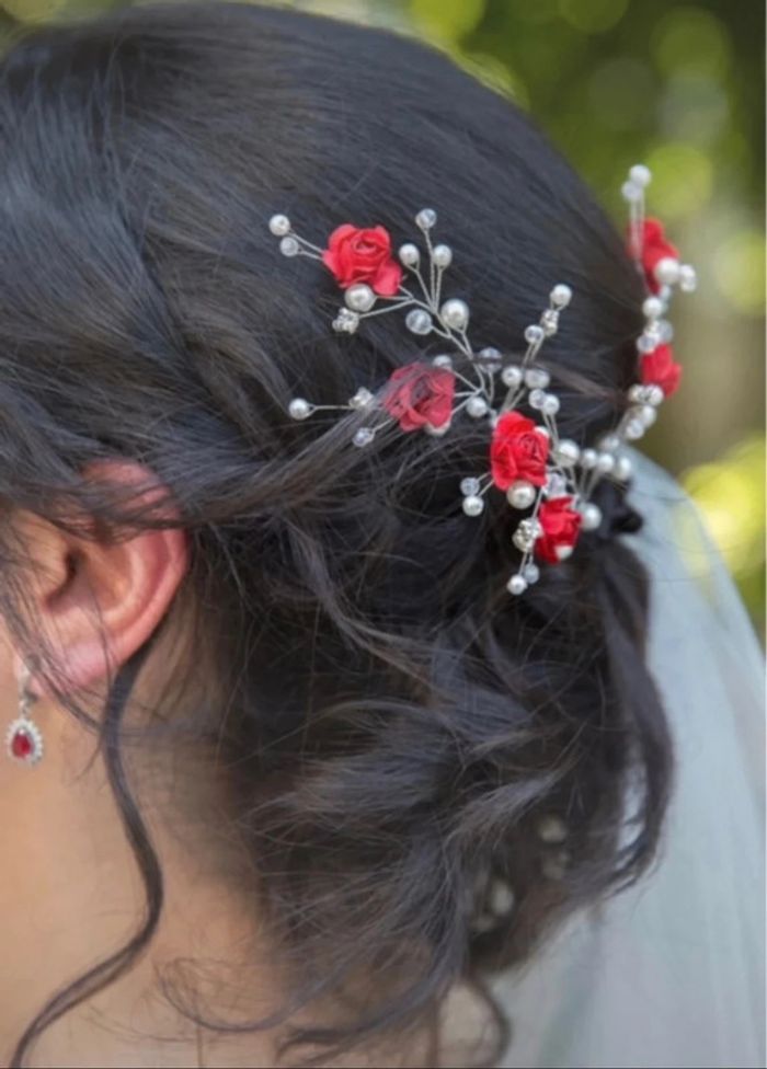 Épingles cheveux pour mariage - photo numéro 4