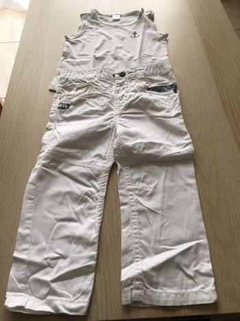 Ensemble débardeur et pantalon toile