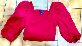 Crop top rouge 36 primark