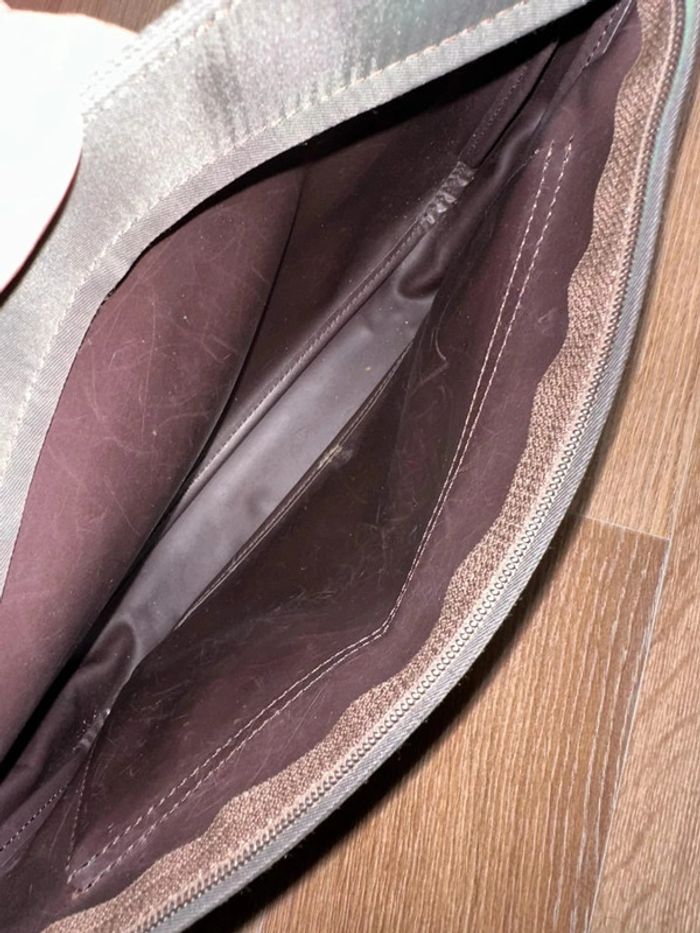 Sac longchamp en nylon et cuir - photo numéro 6