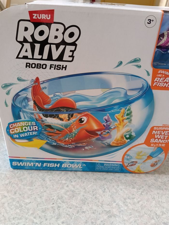 Robo Fish Neuf poisson violet Zuru aquarium - photo numéro 5