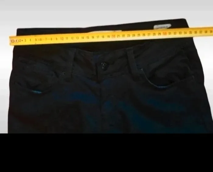 Pantalon noir skinny chefdeville 100% coton - photo numéro 8