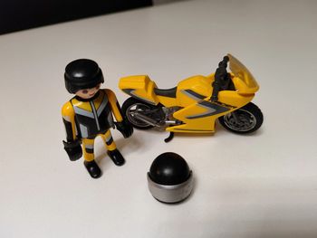Moto de course Playmobil 5116