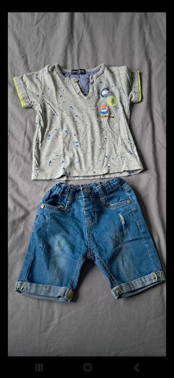 Ensemble short tee-shirt