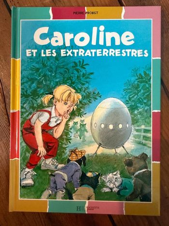 Très bon état - Livre Caroline et les extraterrestres édition damiers bd album multicolore